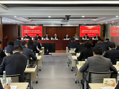 10BET十博体育集团党委召开学习贯彻习近平新时代中国特色社会主义头脑主题教育总结聚会